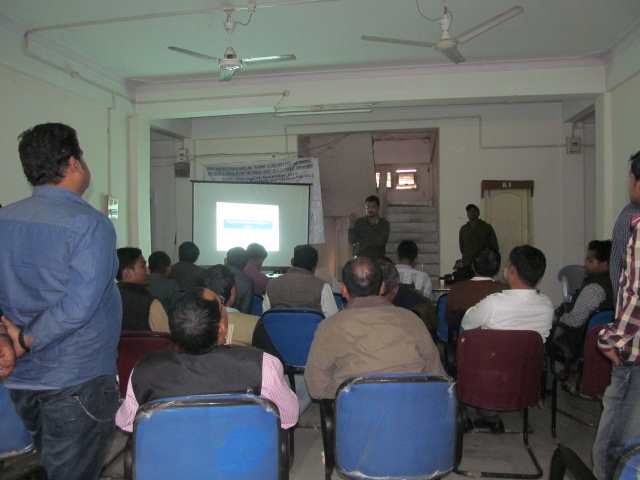 Forest staff snake training in Manas Tiger reserve